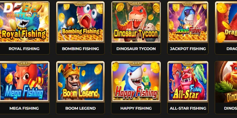 รวมค่ายเกมยอดนิยมใน Fishing DeBet