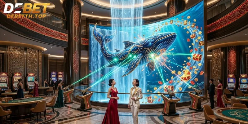 เกมยิงปลา DeBet กราฟิก 3D แจ็คพอตแตกง่าย